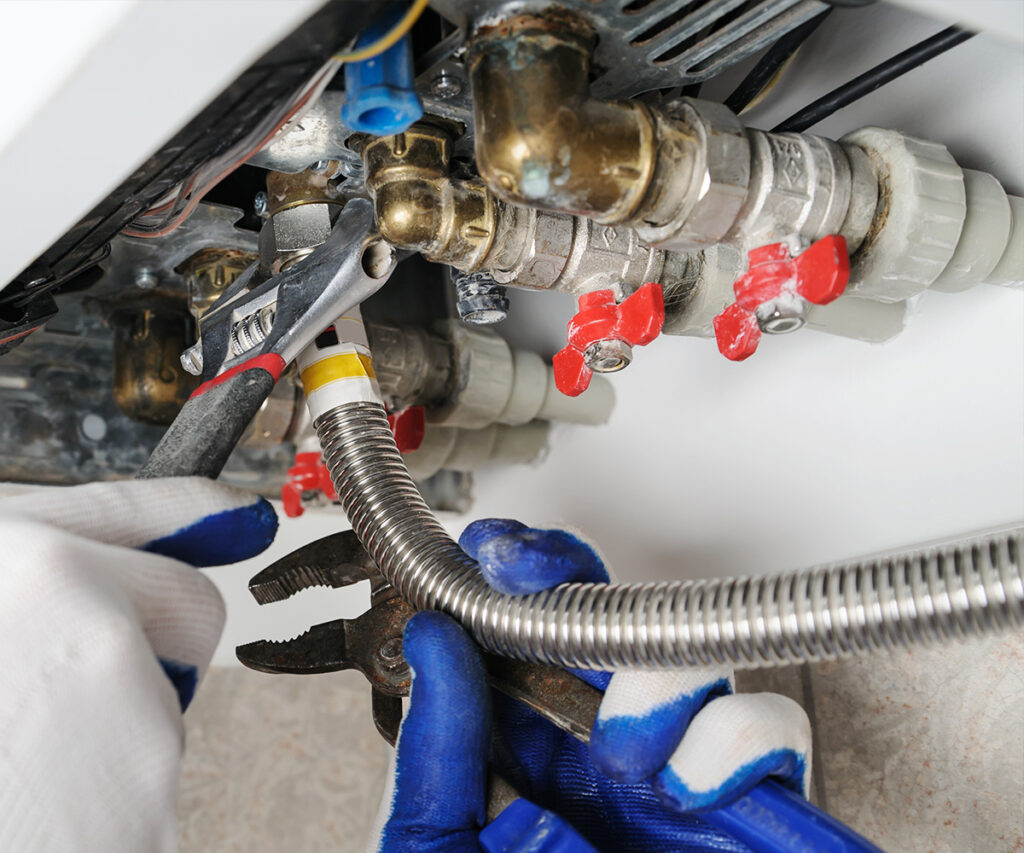 fixing water heater