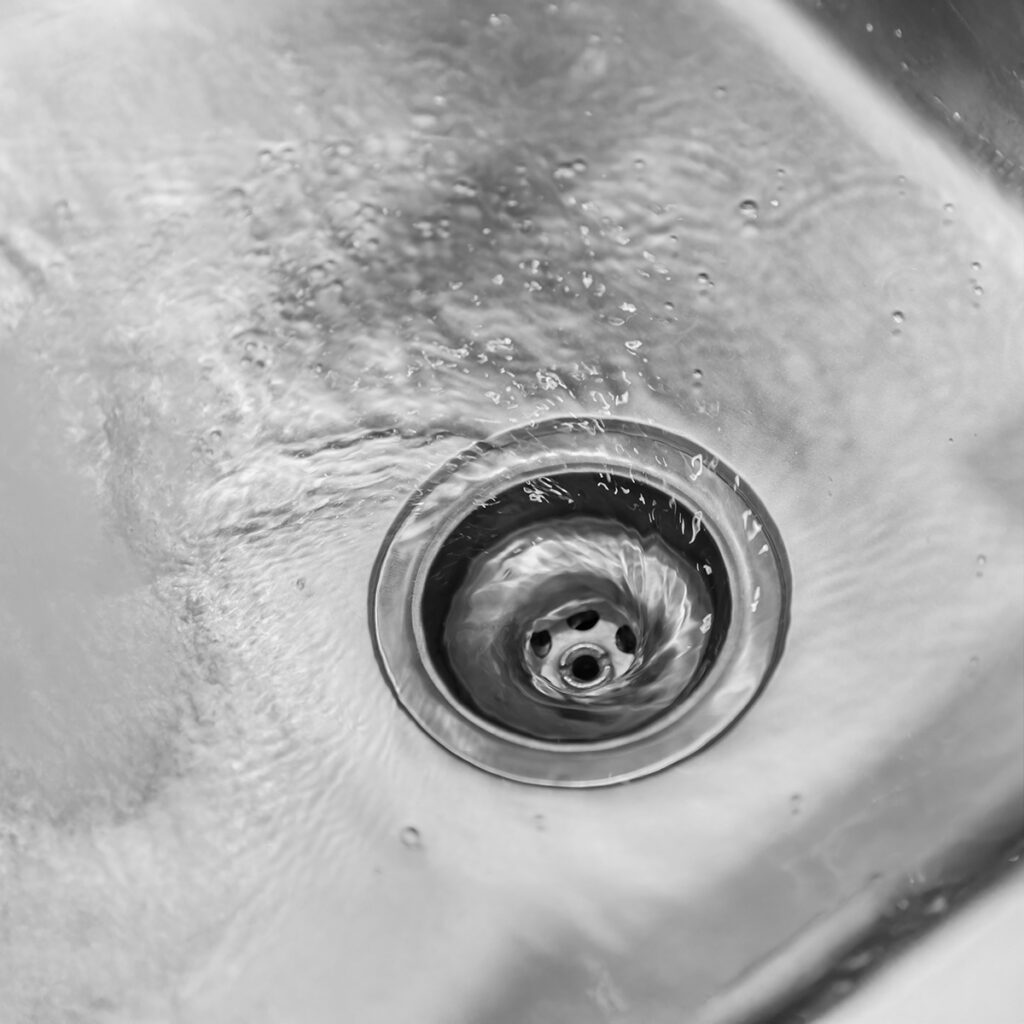 slow sink drain