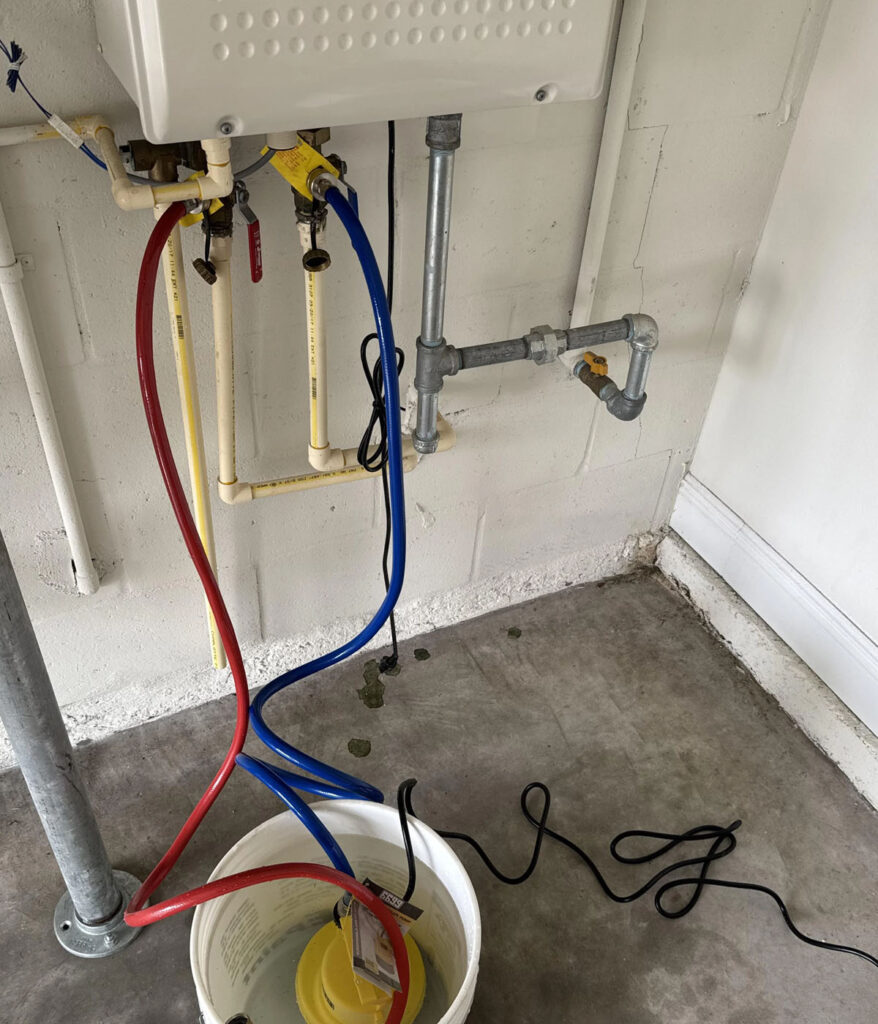 water tankless maintenance