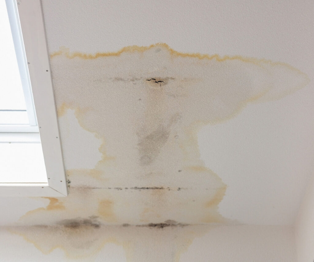 water leak inside wall